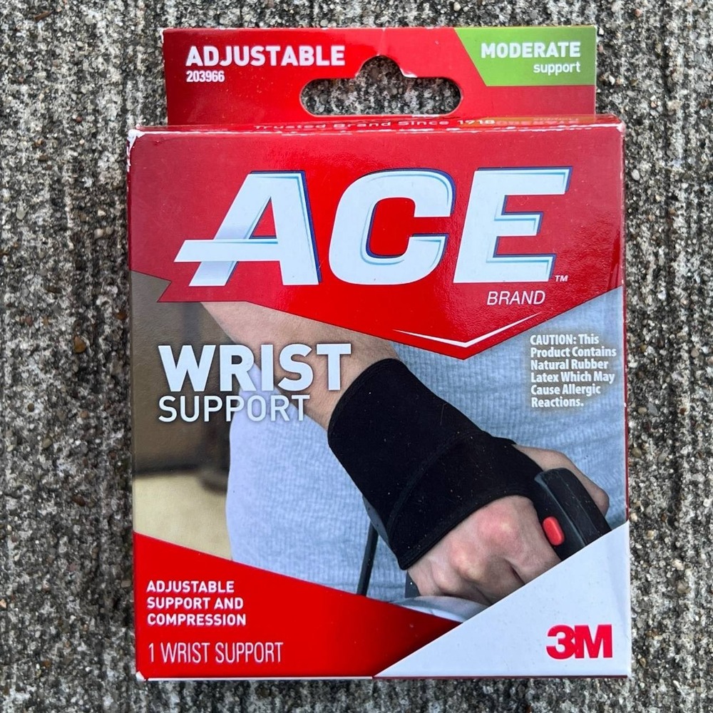 ACE 203966 3M Moderate Wrist Support - One Size Adjustable Left or Right
